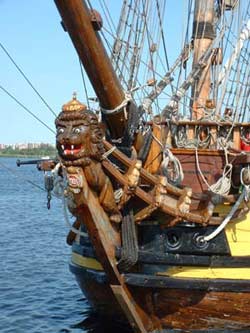 Altes Segelschiff auf der Hansesail