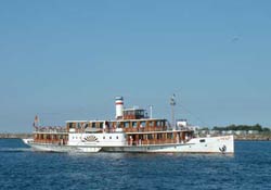 Teilnehmer der Hansesail auf dem Weg von Warnemnde nach Rostock